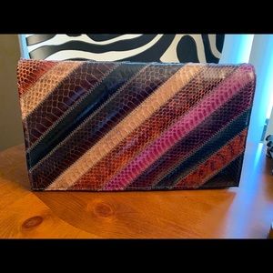 Rare Mello Nary Vintage Genuine Snakeskin Handbag